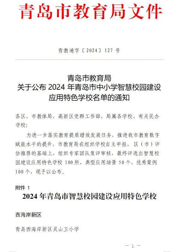 见证2024！回望我们的“精彩时刻”青岛西海岸新区灵山卫小学(图3)