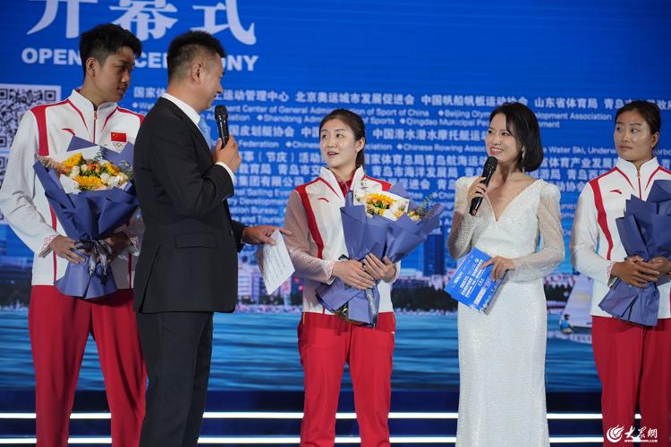 扬帆浮山湾共筑海洋梦！2024第十六届青岛国际帆船周·青岛国际海洋节暨首届中国（）体育大会开幕(图7)